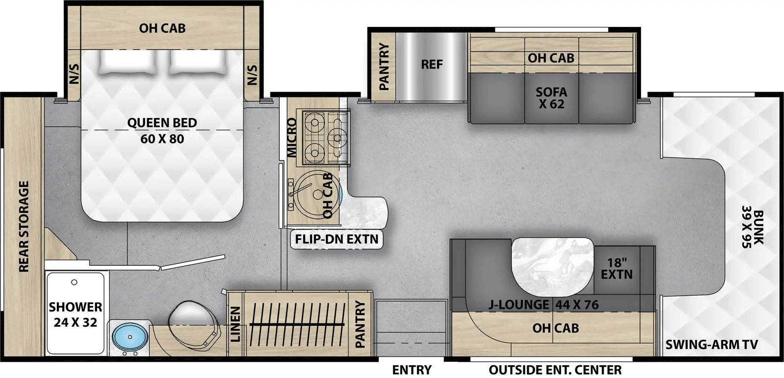 Cross Trail 26XG Floorplan